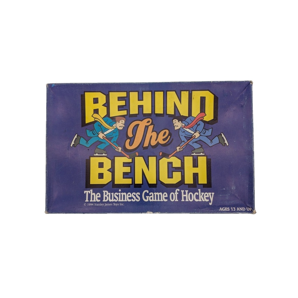 Behind the Bench: The Business Game of Hockey 1994 Board Game 100% Complete